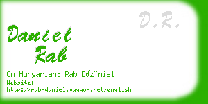 daniel rab business card